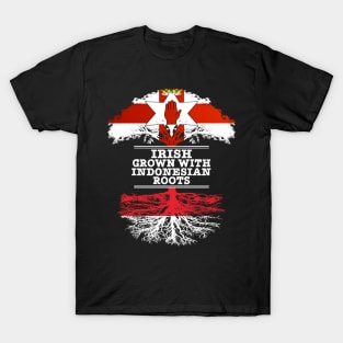 Northern Irish Grown With Indonesian Roots - Gift for Indonesian With Roots From Indonesia T-Shirt